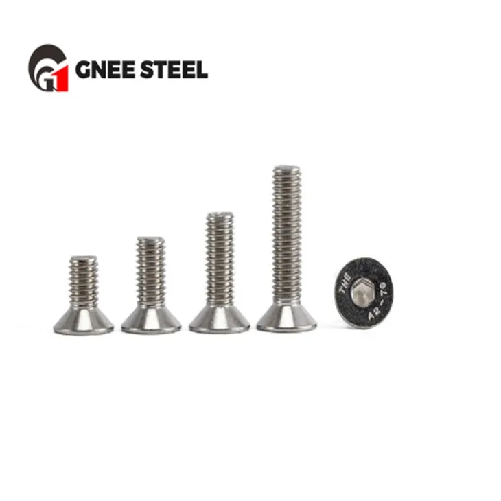 A2-70 A4-80 Boulon priz Egzagòn tèt plat CSK