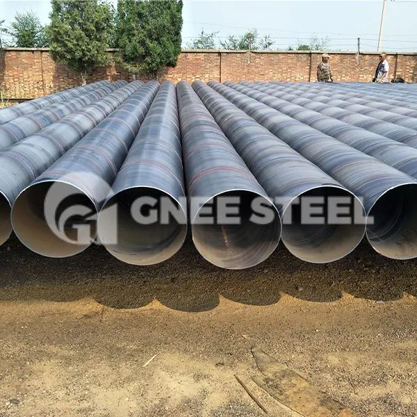 A252 Sprial soude Steel pil tiyo