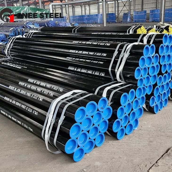 DIN1629 ST37 estriktirèl Steel tiyo